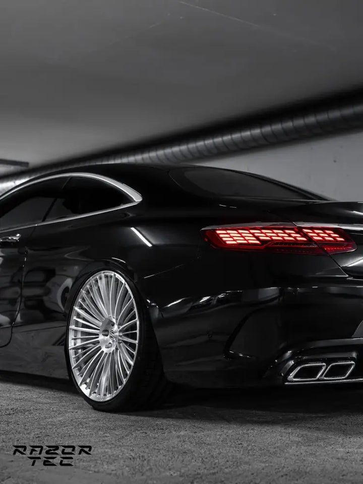 MERCEDES HIGH GLOSS POLISHED FORGED WHEELS