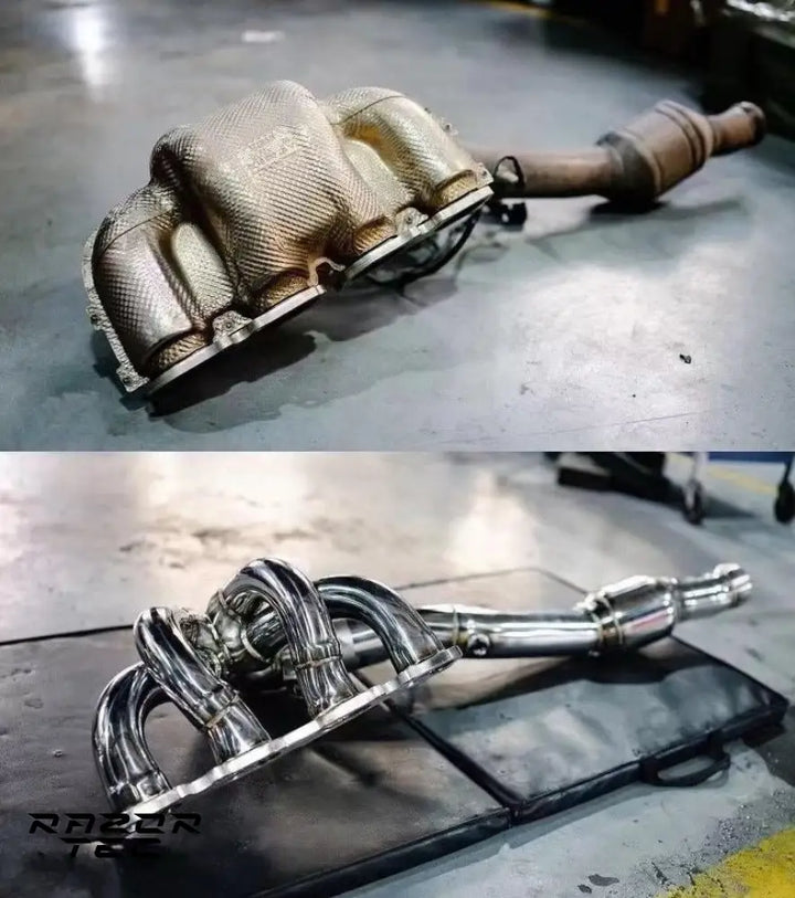 MERCEDES SLS AMG PERFORMANCE HEADERS WITH DOWNPIPES