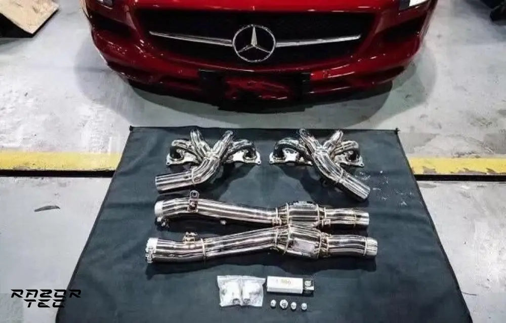 MERCEDES SLS AMG PERFORMANCE HEADERS WITH DOWNPIPES