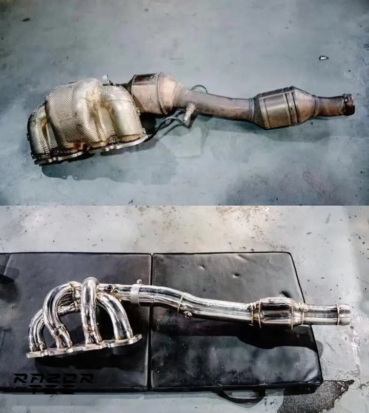 MERCEDES SLS AMG PERFORMANCE HEADERS WITH DOWNPIPES
