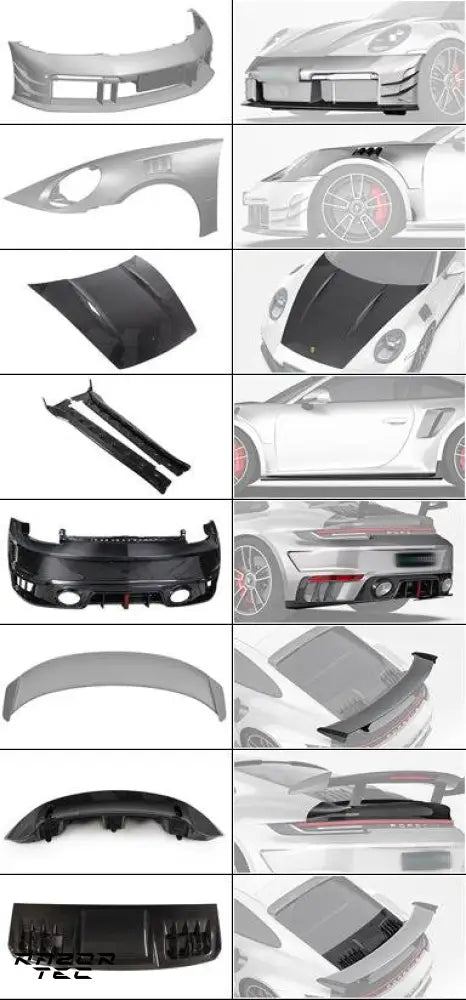 PORSCHE 992 TURBO S CARBON KIT