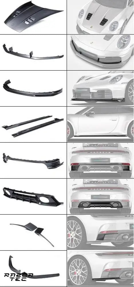 PORSCHE 992.2 CARRERA/S CARBON KIT