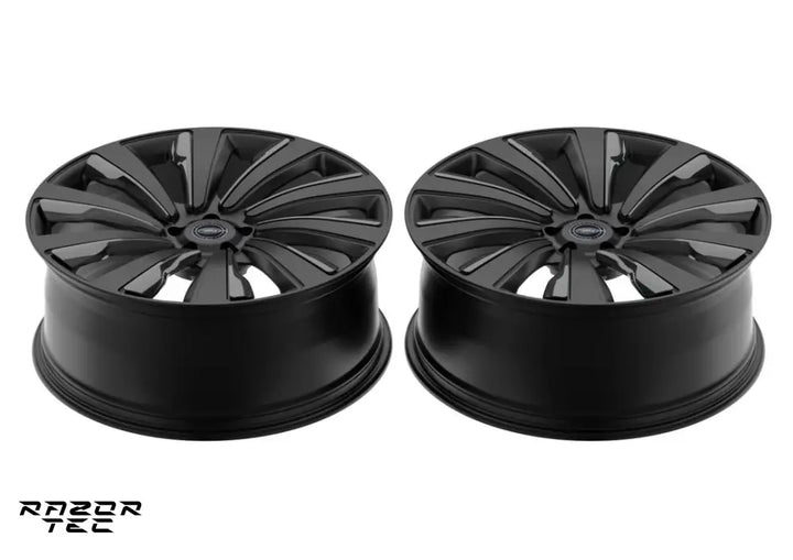 RANGE ROVER FORGED WHEEL SET GLOSS & MATT BLACK FINISH